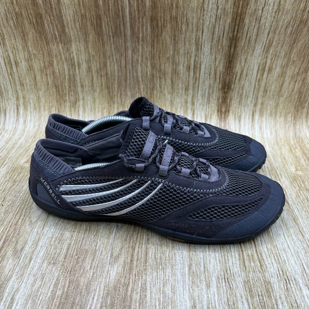 Merrell Barefoot Pace Glove Running Shoes Womens 10 Black Water Resistant J35706